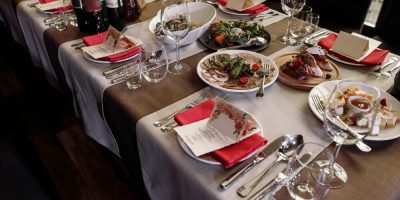 Luxury catering at restaurant wedding reception Luxury catering at restaurant wedding reception